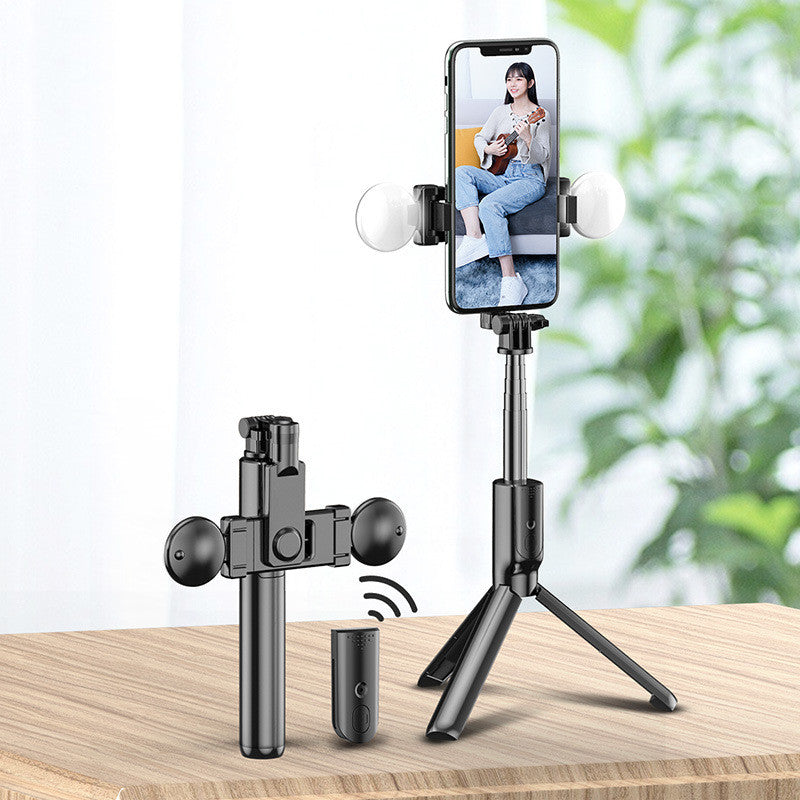 Bluetooth Selfie Stick with Dual Light & Tripod