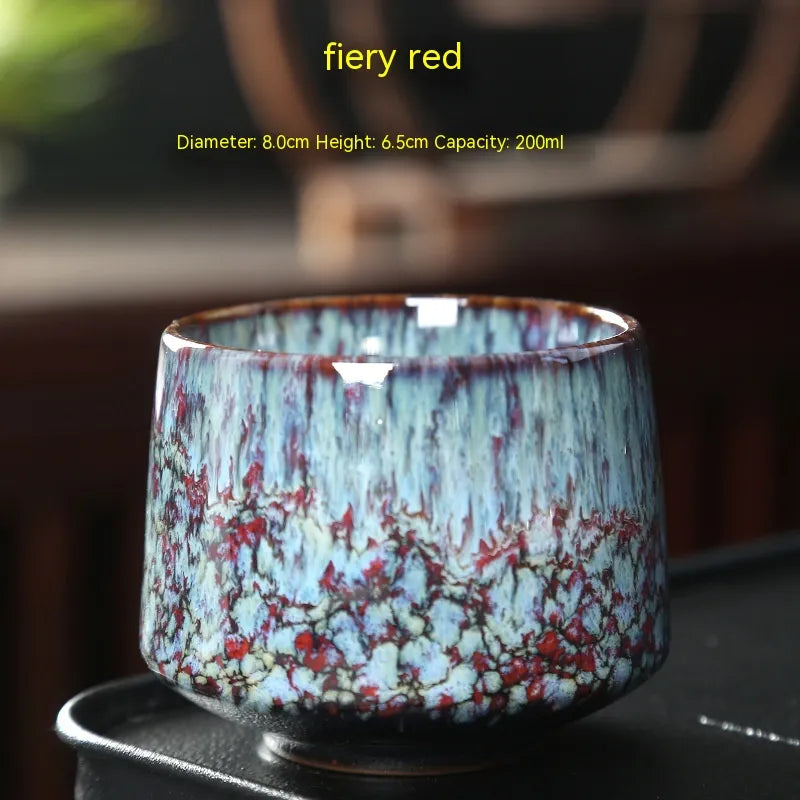 Retro Japanese Stoneware Ceramic Cup