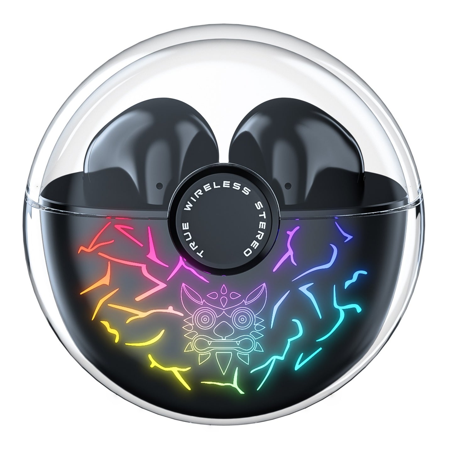 Wireless Gaming Earbuds with RGB Charging Case