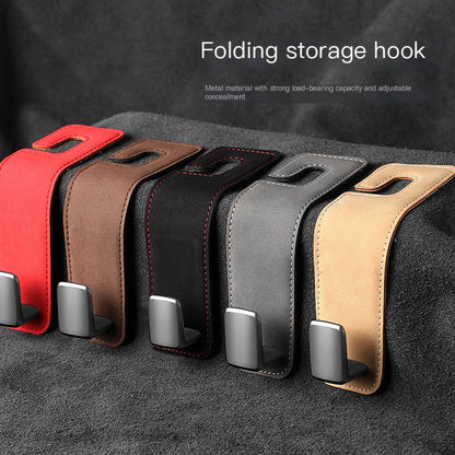 Universal Folding Car Seat Back Hooks – 1 Pair