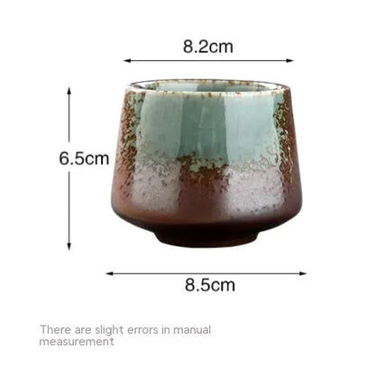 Retro Japanese Stoneware Ceramic Cup