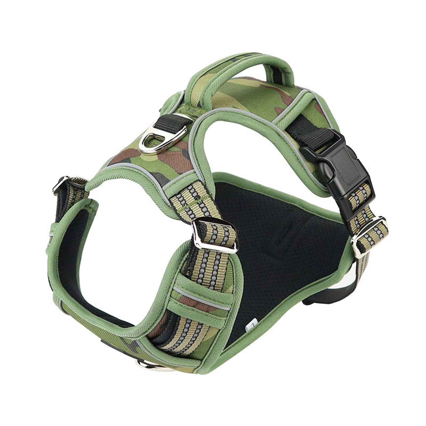 Reflective Adjustable Dog Harness with Control Handle