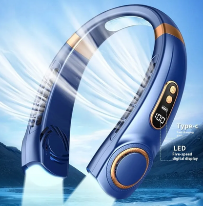 Portable Neck Fan – Hands-Free Cooling