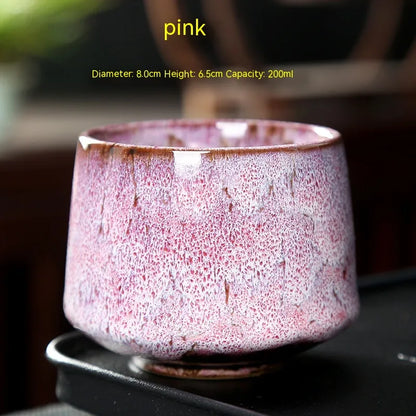 Retro Japanese Stoneware Ceramic Cup
