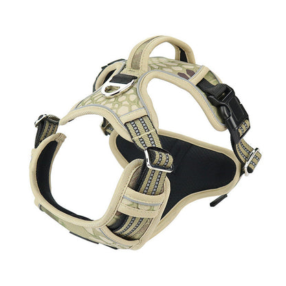 Reflective Adjustable Dog Harness with Control Handle