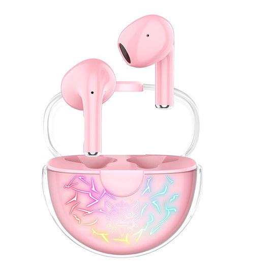 Wireless Gaming Earbuds with RGB Charging Case
