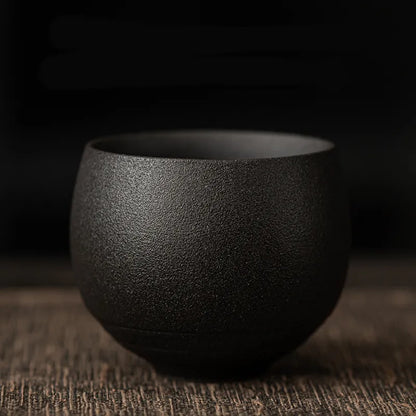 Handmade Japanese-Style Pottery Tea Cup