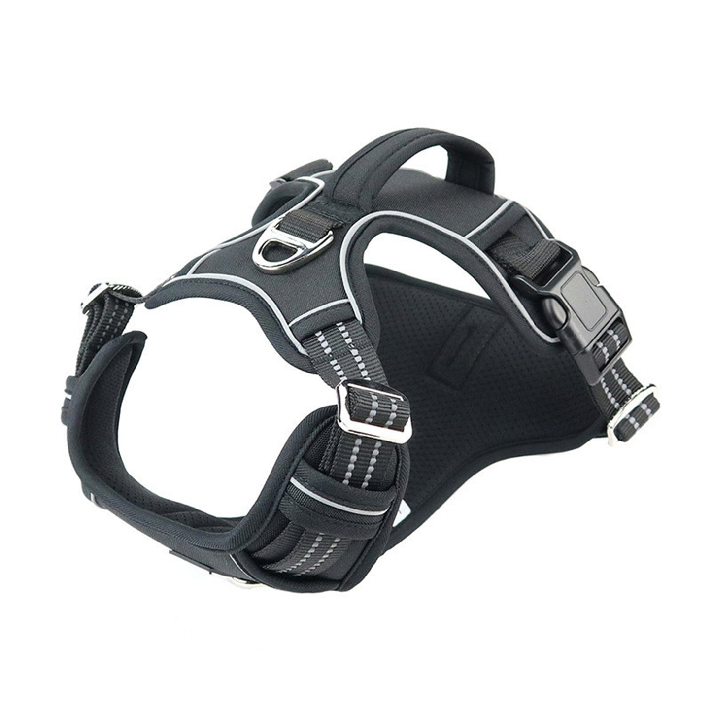 Reflective Adjustable Dog Harness with Control Handle