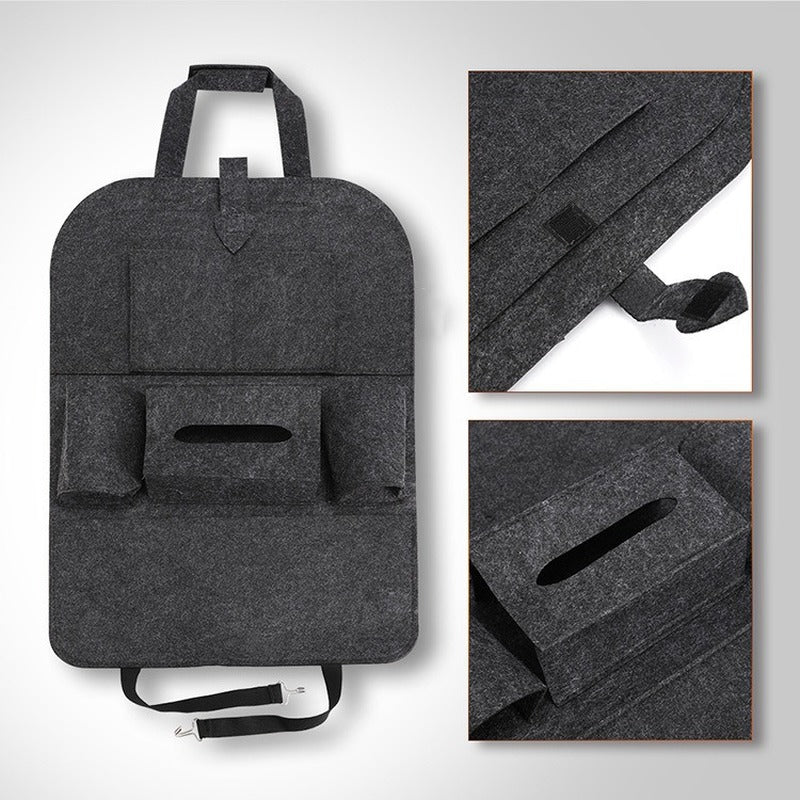 Car Seat Back Organizer with Multiple Pockets