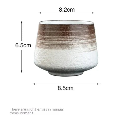 Retro Japanese Stoneware Ceramic Cup