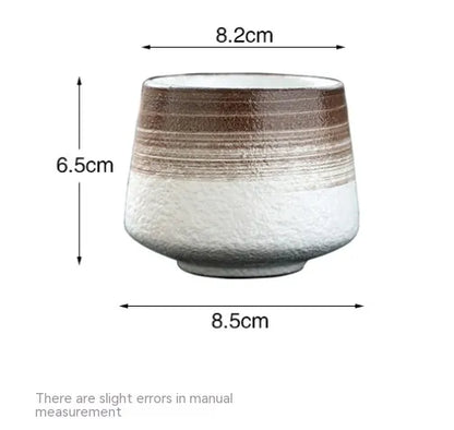 Retro Japanese Stoneware Ceramic Cup