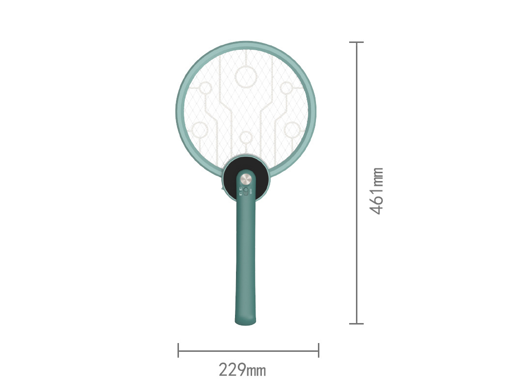 2-in-1 Foldable Rechargeable Electric Mosquito Swatter